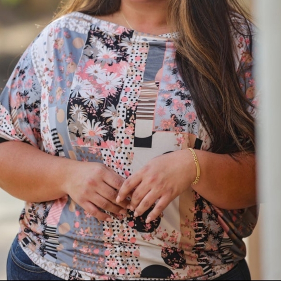 NWT White Birch brand patchwork design size 3x - Picture 3 of 7